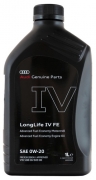 Синтетическое масло Audi LongLife IV FE 0W-20